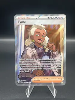 Tyme - 143/131 - Full Art Trainer - S&V Prismatic Evolutions - Pokemon TCG NM - Image 1