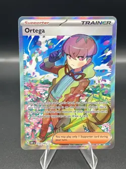 Ortega Pokemon Obsidian Flames Ultra Rare Full Art Trainer Holo 219/197 - Image 1