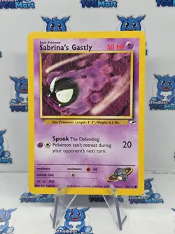 Sabrina's Gastly 93/132 Pokemon Gym Heroes - LP - Image 1