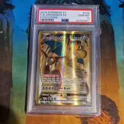2016 Pokemon XY Evolutions Dragonite Full Art #106/108 PSA 10 GEM MINT - Image 1