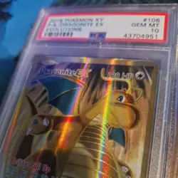 2016 Pokemon XY Evolutions Dragonite Full Art #106/108 PSA 10 GEM MINT - Image 3
