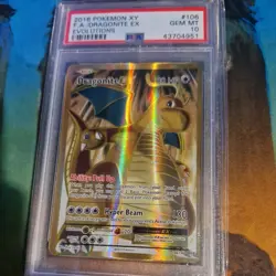 2016 Pokemon XY Evolutions Dragonite Full Art #106/108 PSA 10 GEM MINT - Image 4