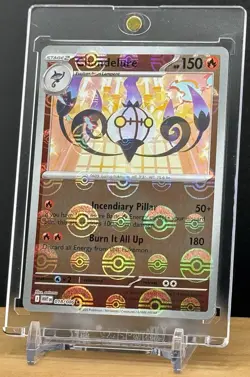 Pokemon TCG SV: White Flare - Chandelure 018/086 Rare - Masterball (NM) - Image 1