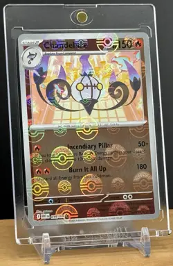 Pokemon TCG SV: White Flare - Chandelure 018/086 Rare - Masterball (NM) - Image 3