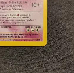Pokemon Mewtwo 10/102 ITALIAN Holo Rare 1999 Wizards 60 HP Excellent Condition - Image 4