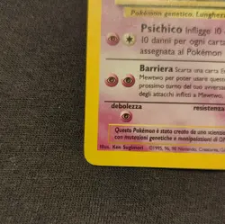 Pokemon Mewtwo 10/102 ITALIAN Holo Rare 1999 Wizards 60 HP Excellent Condition - Image 5