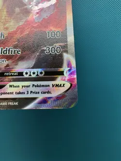 Pokemon TCG - SWSH261 Charizard VMAX Partial Square Corner error NM - Image 5