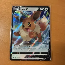 Pokemon Eevee V Ultra Rare Full Art Holo Crown Zenith 108/159 - Image 1