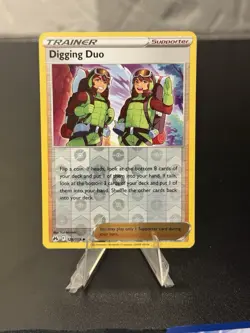 Pokemon - Digging Duo - 126/159 - Reverse Holo - Crown Zenith - NM/M - NEW - Image 1