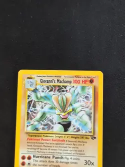 Pokemon TCG Giovannis Machamp 6/132 Gym Challenge Holo Rare Card - Image 2