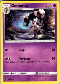 Gothorita Guardians Rising 53/145 Uncommon Pokemon Near Mint - Image 1