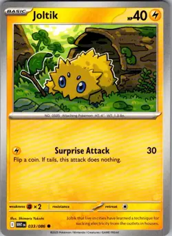Joltik White Flare 033/086 Common Pokemon Near Mint - Image 1