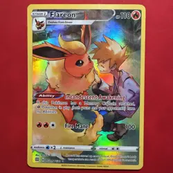 Flareon TG01/TG30 Holo Brilliant Stars Trainer Gallery Pokemon LP - Image 1