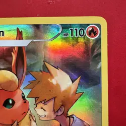 Flareon TG01/TG30 Holo Brilliant Stars Trainer Gallery Pokemon LP - Image 3