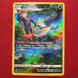 Pokemon Brilliant Stars Trainer Gallery English Vaporeon TG02/TG30 Holo IR M/NM - Image 1