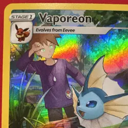 Pokemon Brilliant Stars Trainer Gallery English Vaporeon TG02/TG30 Holo IR M/NM - Image 2
