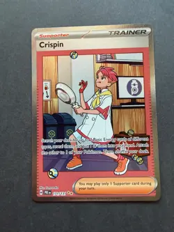 Crispin 171/131 Sv: Prismatic Evolutions Pokemon TCG Special Illustration Rare - Image 1