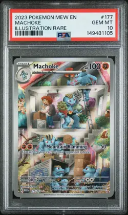 2023 Pokemon SV 151 177 Machoke PSA 10 149481105 - Image 1