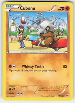 Cubone 77/162 Common BREAKthrough Pokemon Lightly Played - Image 1