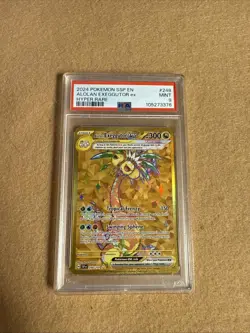 2024 Pokemon SSP EN-Surging Sparks Hyper Rare #248 Alolan Exeggutor EX PSA 9 - Image 1