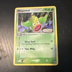Pokemon Weepinbell Legend Maker 47/92 70HP Uncommon Reverse Holo English - Image 1
