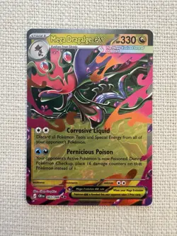 Mega Dragalge ex 65/86 Double Rare Pokemon Chaos Rising ME04 NM - Image 1