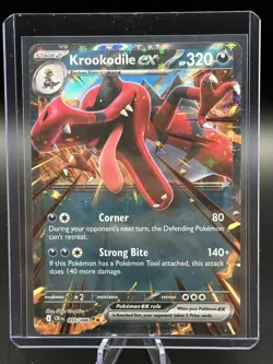 Krookodile ex 55/86 Double Rare Pokemon Chaos Rising ME04 NM - Image 1