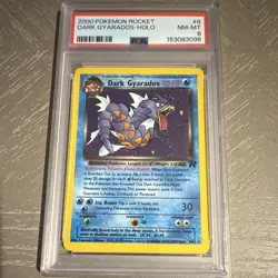 The Pokemon Company Dark Gyarados 8/82 Team Rocket Holo Unlimited EN PSA 8 - Image 1