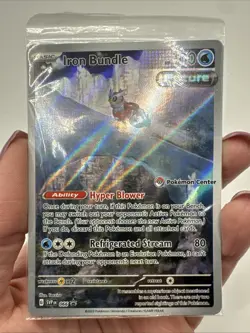 SEALED Pokemon Center Exclusive SVP #066 Iron Bundle ETB Promo Pokemon TCG Card - Image 3
