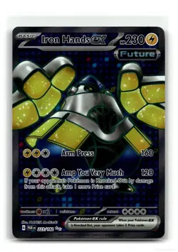 Iron Hands ex 223/182 Ultra Rare Paradox Rift Pokemon Near Mint - Image 1