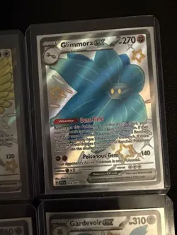 Paldea Fates 4x Full Art Shiny Lot Pokemon TCG Gardevoir Pidgeot Glimmora Rare - Image 5