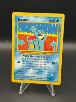 Totodile 85/105 Common Neo Destiny Pokemon Unlimited Lightly Played - Image 1