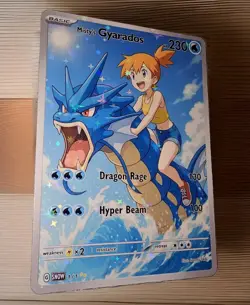 Custom Pokemon Card Misty's Gyarados - Image 1