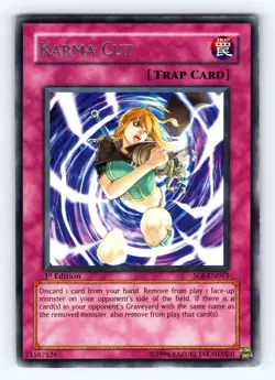 Yugioh Karma Cut SOI-EN053 Rare - VLP-NM 💎 - Image 1