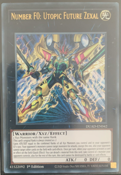 Number F0: Utopic Future Zexal DUAD-EN042 Ultra Rare 1st Edition Yu-Gi-Oh! - Image 1
