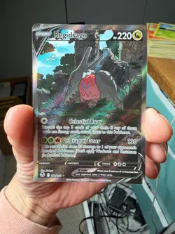 Regidrago V - 184/195 - Silver Tempest - Pokemon TCG Card NM Alt Art Rare - Image 2