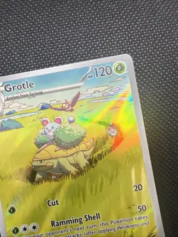 Pokemon TCG Grotle 164/162 Temporal Forces Illustration Rare Card - Image 3