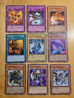 Vintage 1996 YuGiOh Cards Holo Common Mixed Lot of 102 Fair Condition - Image 5