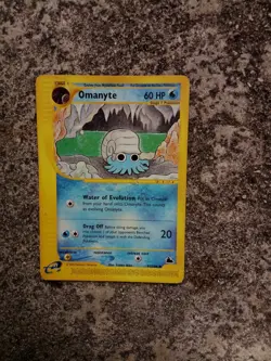 Omanyte Skyridge E-Series Pokemon Uncommon Card 41/144 Regular Non-Holo - Image 1