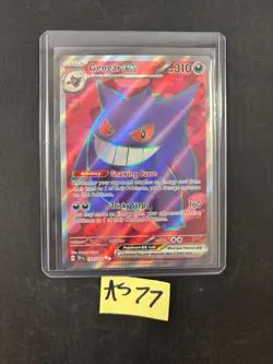 Gengar ex 193/162 Temporal Forces 2024 Full Art Holo Rare Pokemon Card (AS 77 - Image 1