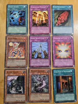 Vintage 1996 YuGiOh Cards Holo Common Mixed Lot of 102 Fair Condition - Image 3