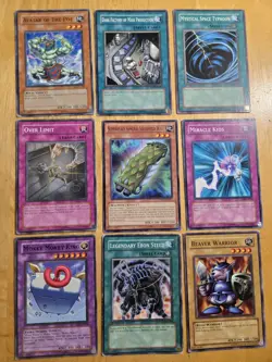 Vintage 1996 YuGiOh Cards Holo Common Mixed Lot of 102 Fair Condition - Image 5