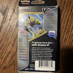 POKEMON TCG ZERAORA V BATTLE DECK FACTORY SEALED NEW (60 CARDS) - Image 4