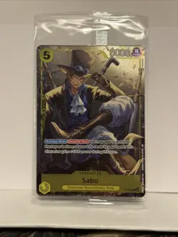Sabo P-073 One Piece Promo Card Foil Sealed Tin Pack Vol.2 English - Image 1