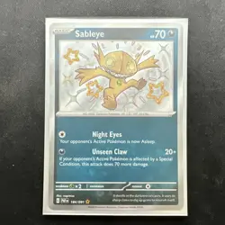 Pokemon TCG Paldean Fates Shiny Holo 9-Card Lot Sableye Ralts Squawkabilly - Image 3