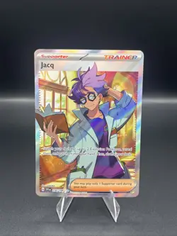 Jacq - 236/198 - Pokemon Scarlet Violet Base Full Art Ultra Rare Card NM - Image 1