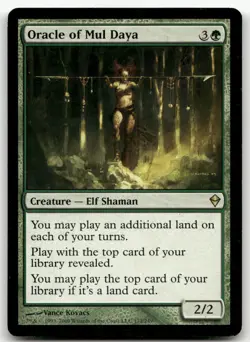 Oracle of Mul Daya #172 (LP) Zendikar ZEN Magic MTG - Image 1