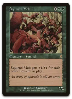 Squirrel Mob #273 (NM) Odyssey ODY Magic MTG - Image 1