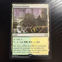 Wooded Bastion Rare Regular MTG Double Masters #332 NM - Image 1