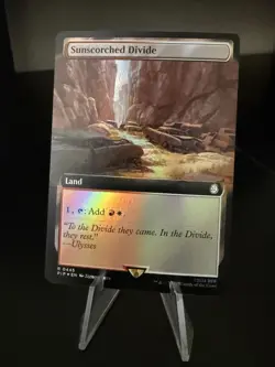 Sunscorched Divide (Extended Art) Universes Beyond: Fallout MTG Foil Near Mint - Image 1